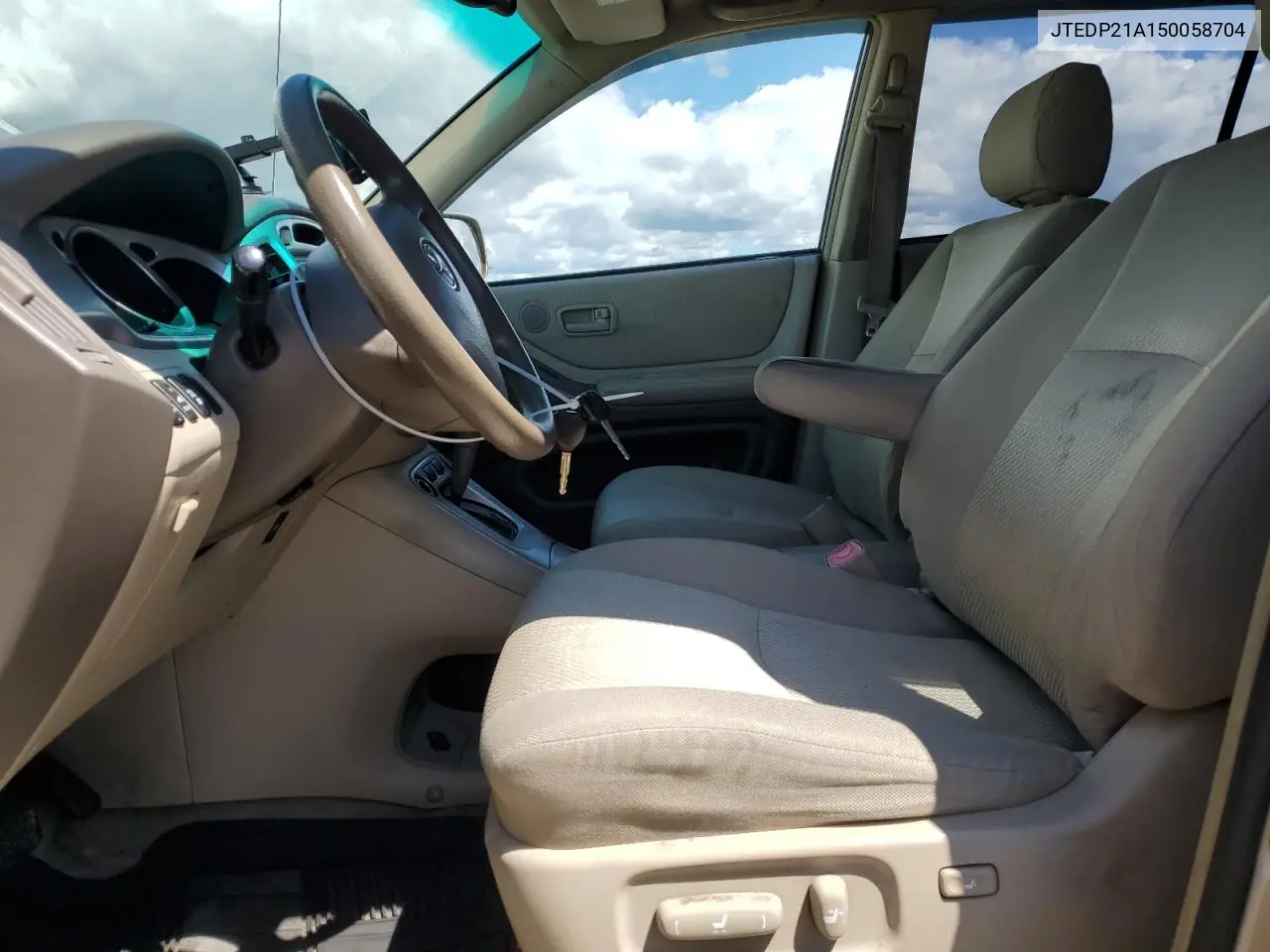 2005 Toyota Highlander Limited VIN: JTEDP21A150058704 Lot: 56957355