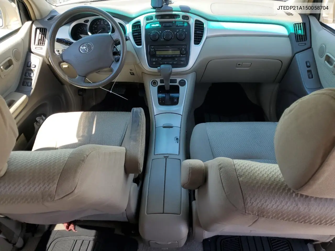 2005 Toyota Highlander Limited VIN: JTEDP21A150058704 Lot: 56957355