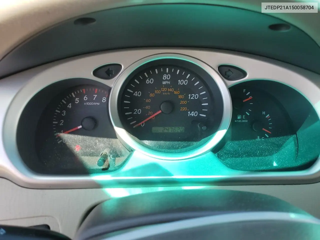 2005 Toyota Highlander Limited VIN: JTEDP21A150058704 Lot: 56957355