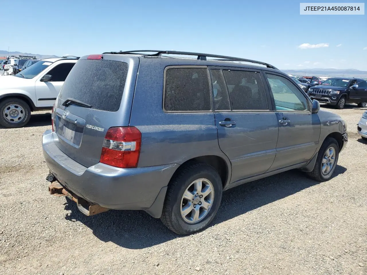 2005 Toyota Highlander Limited VIN: JTEEP21A450087814 Lot: 61029045