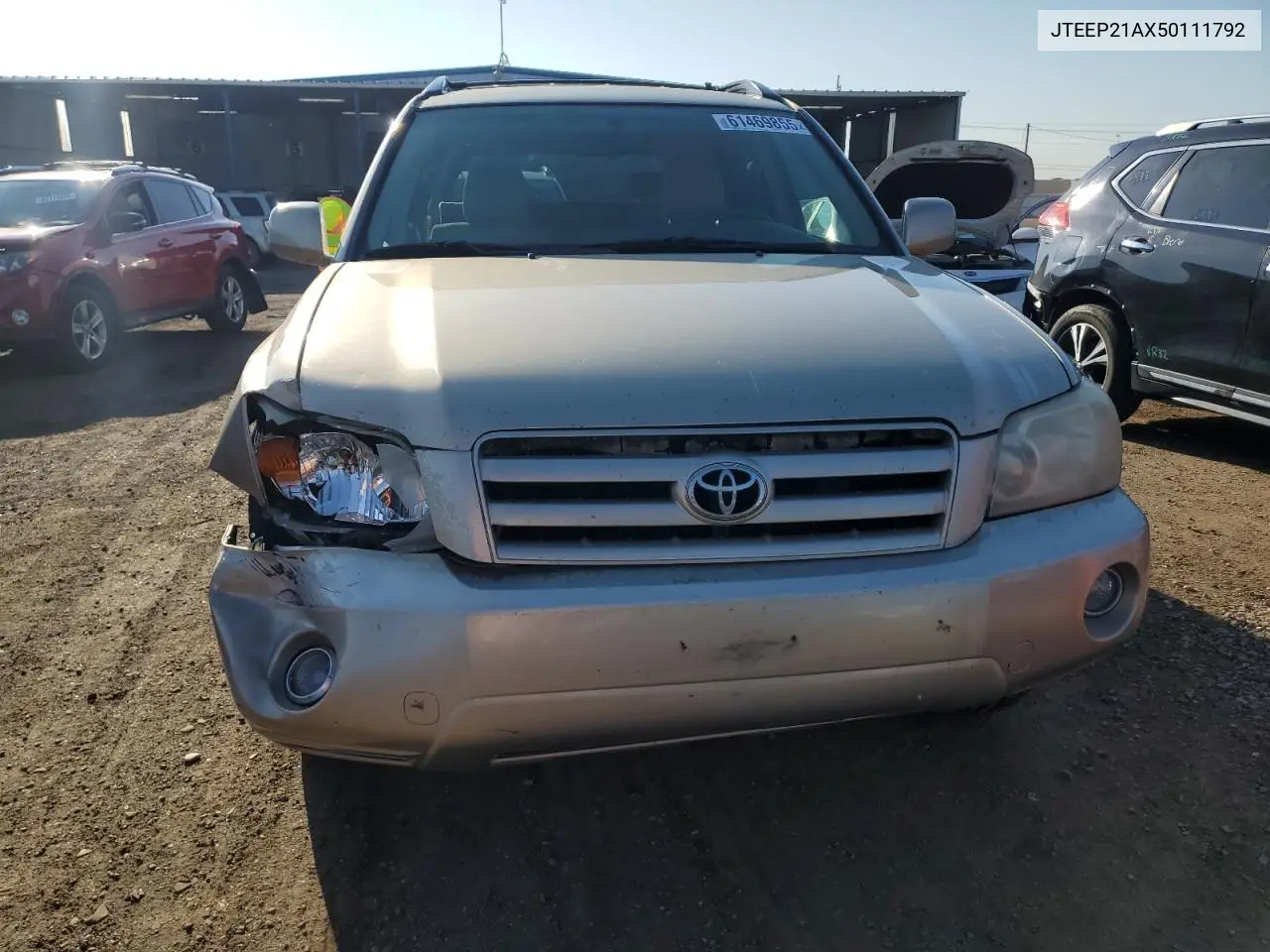 2005 Toyota Highlander Limited VIN: JTEEP21AX50111792 Lot: 61469855