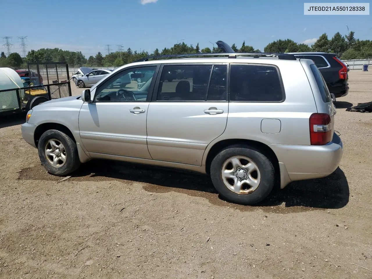 2005 Toyota Highlander VIN: JTEGD21A550128338 Lot: 61557155