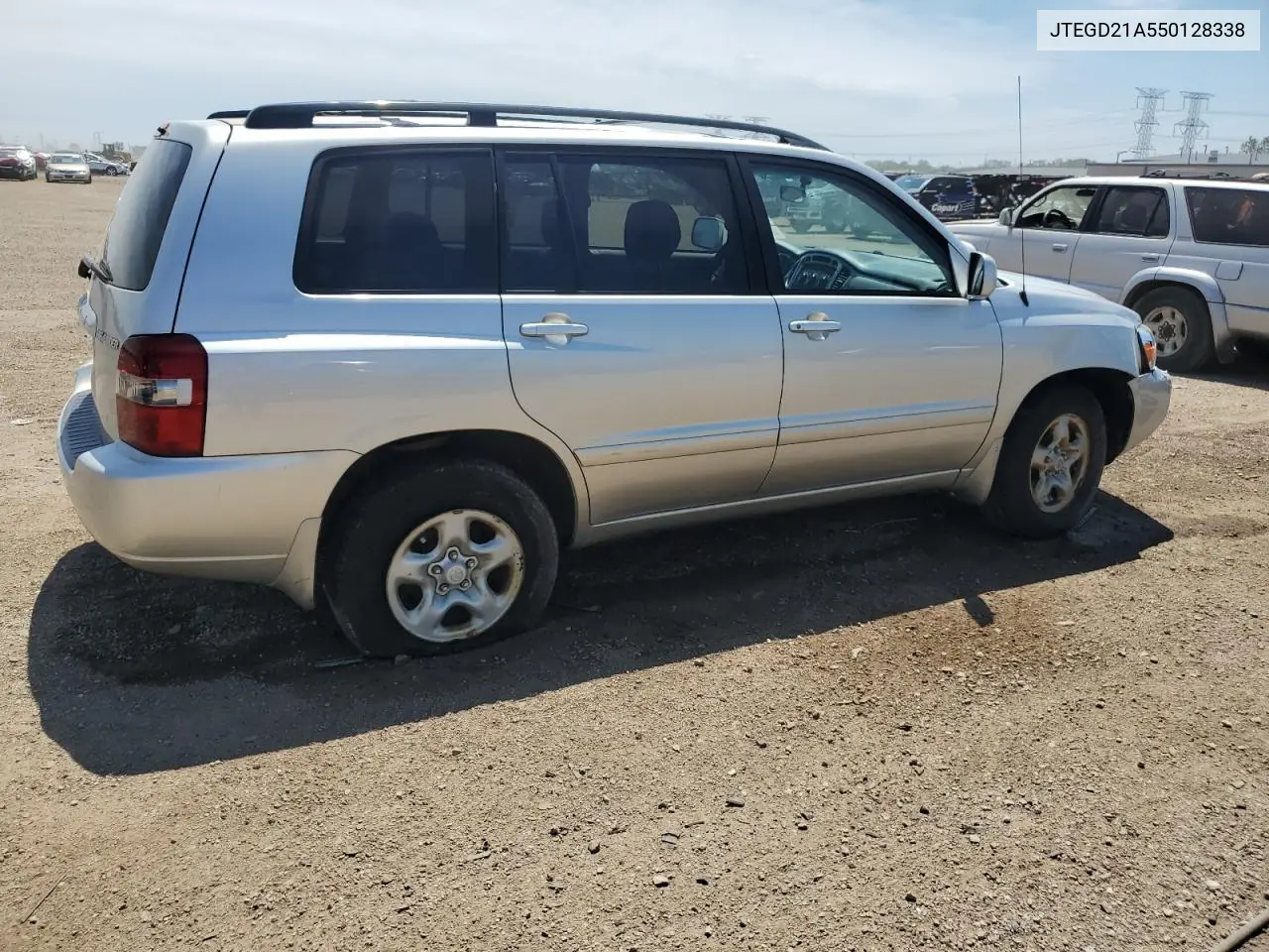 2005 Toyota Highlander VIN: JTEGD21A550128338 Lot: 61557155