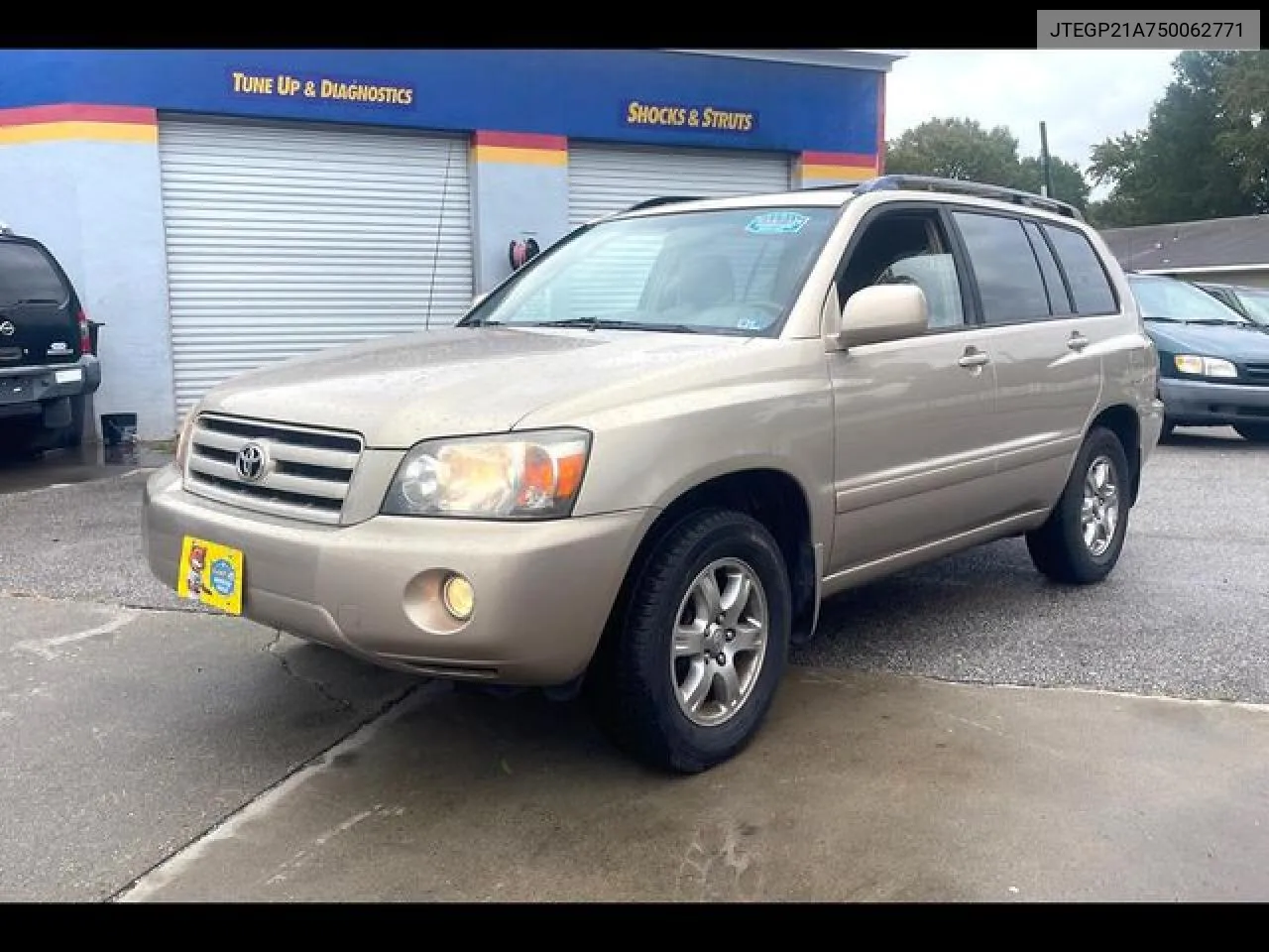 2005 Toyota Highlander Limited VIN: JTEGP21A750062771 Lot: 61847342