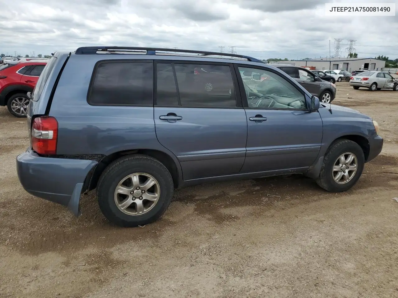 2005 Toyota Highlander Limited VIN: JTEEP21A750081490 Lot: 62424585