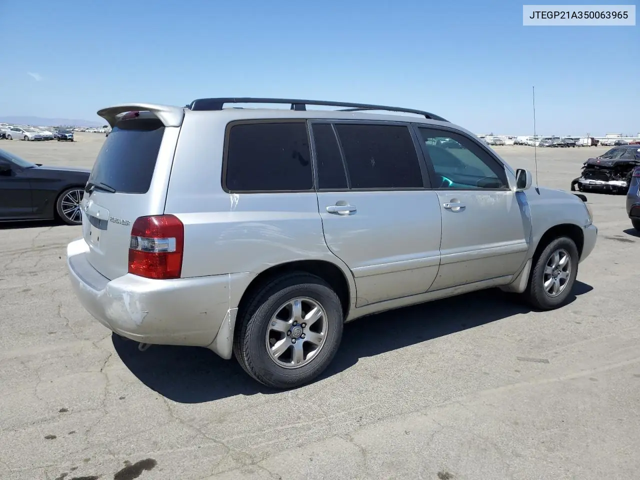 2005 Toyota Highlander Limited VIN: JTEGP21A350063965 Lot: 62515145