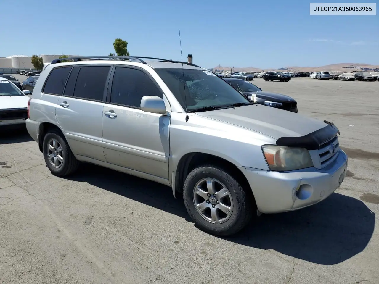 2005 Toyota Highlander Limited VIN: JTEGP21A350063965 Lot: 62515145