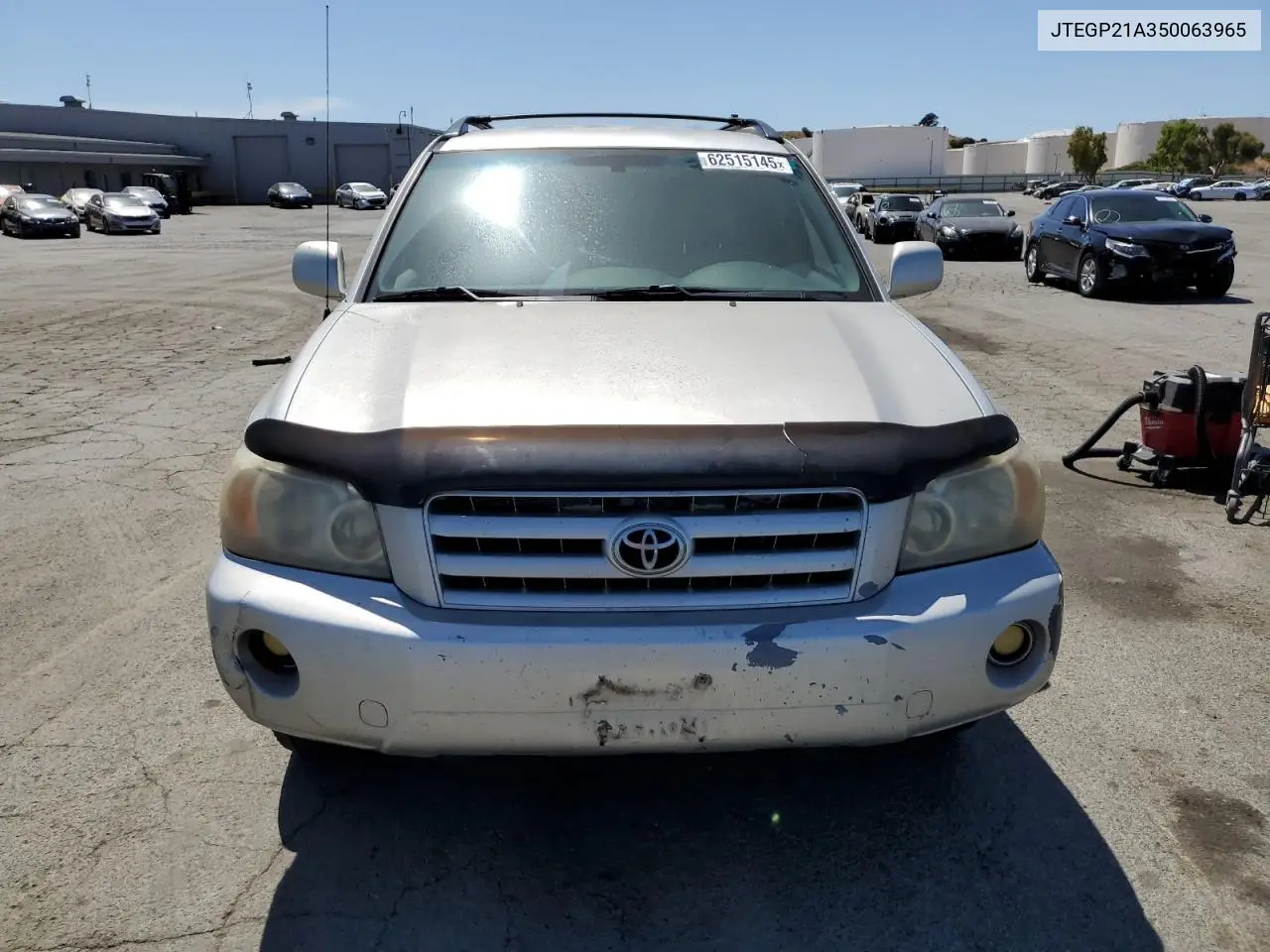 2005 Toyota Highlander Limited VIN: JTEGP21A350063965 Lot: 62515145