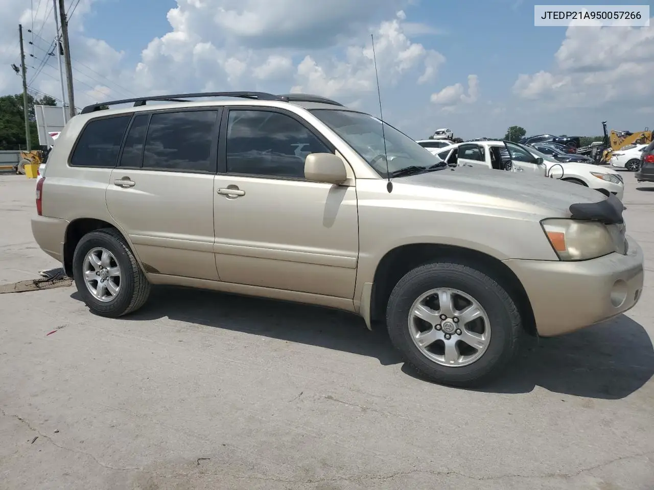 2005 Toyota Highlander Limited VIN: JTEDP21A950057266 Lot: 62678385