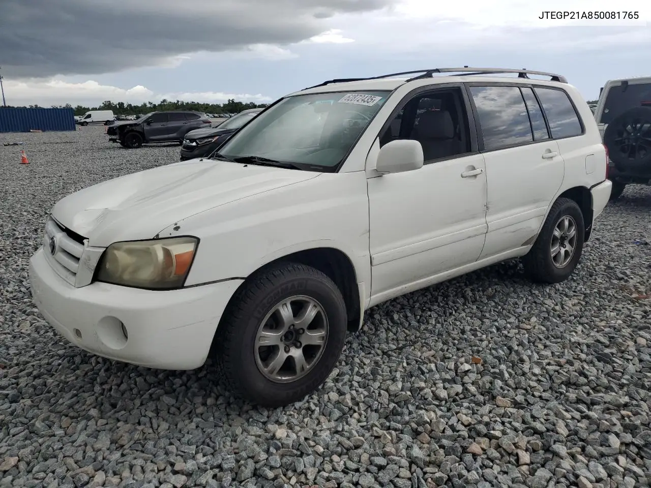 2005 Toyota Highlander Limited VIN: JTEGP21A850081765 Lot: 62872435