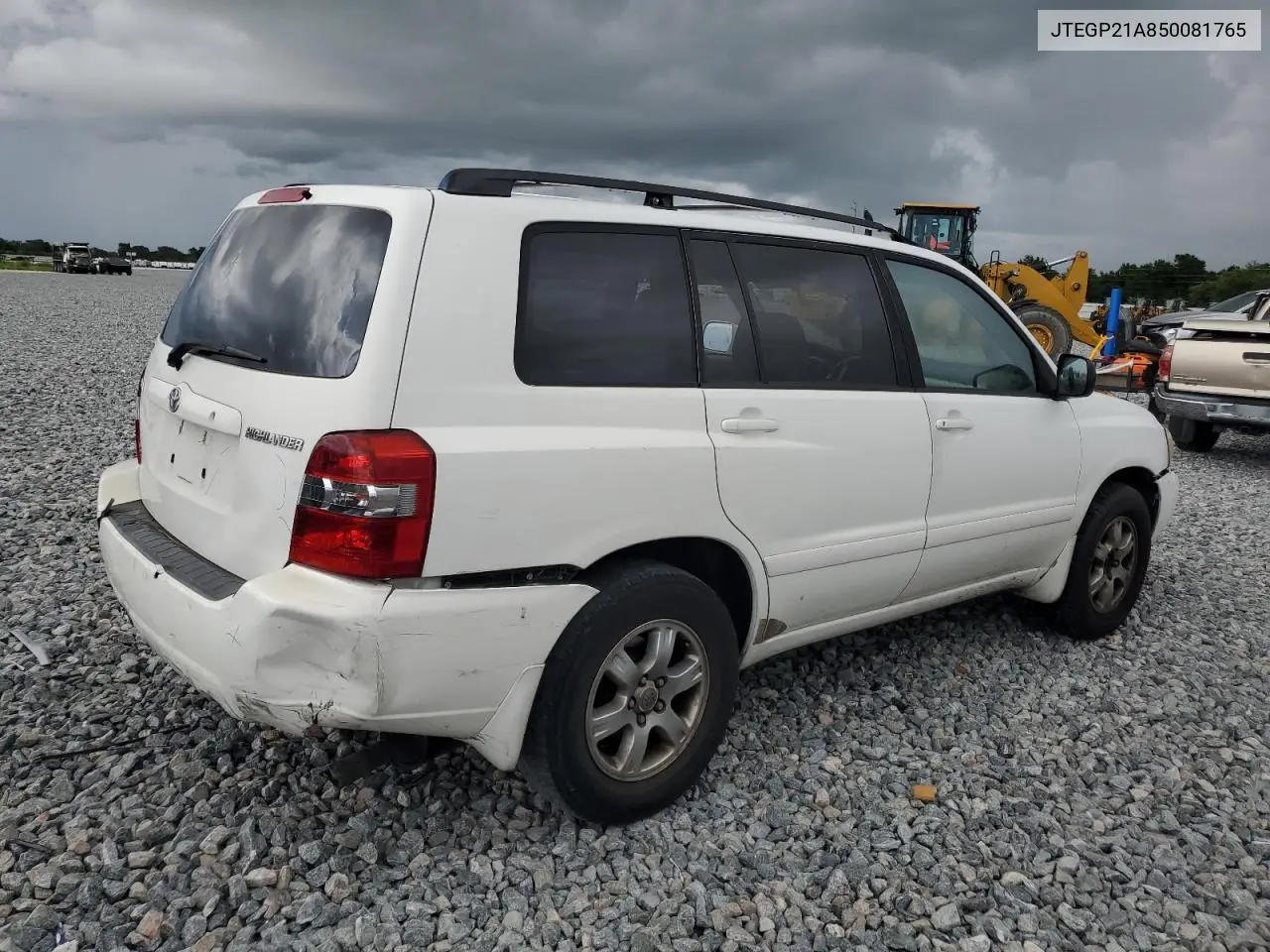 2005 Toyota Highlander Limited VIN: JTEGP21A850081765 Lot: 62872435