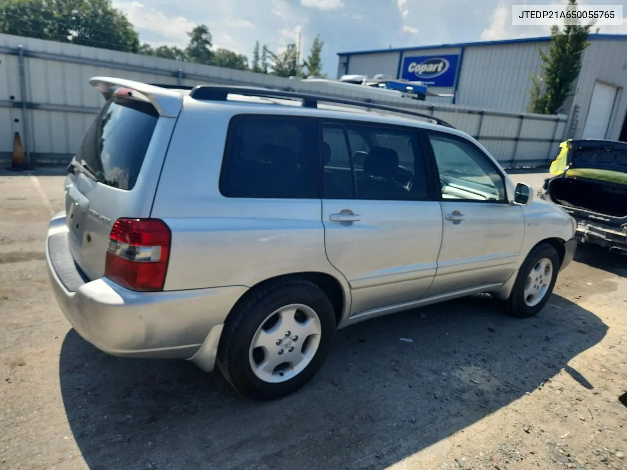 2005 Toyota Highlander Limited VIN: JTEDP21A650055765 Lot: 63287195
