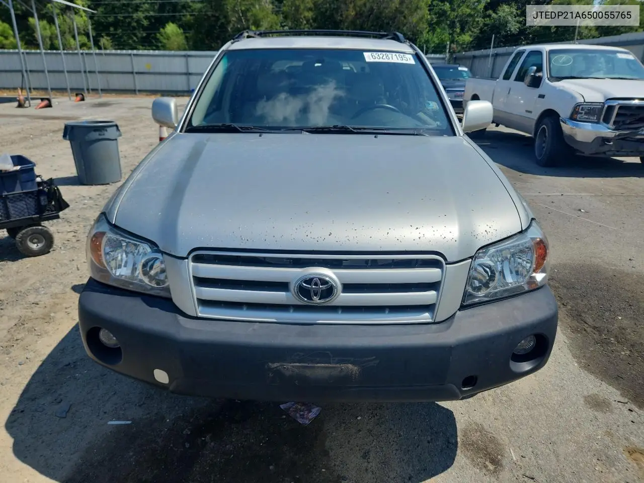 2005 Toyota Highlander Limited VIN: JTEDP21A650055765 Lot: 63287195