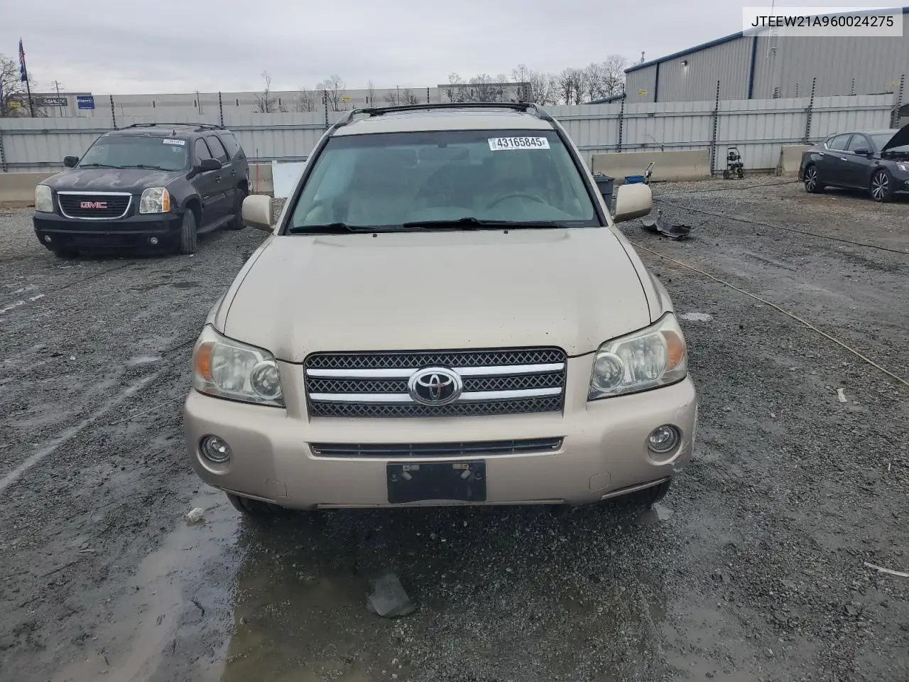 2006 Toyota Highlander Hybrid VIN: JTEEW21A960024275 Lot: 43165845