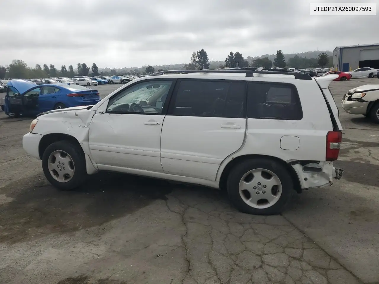 2006 Toyota Highlander Limited VIN: JTEDP21A260097593 Lot: 53171945