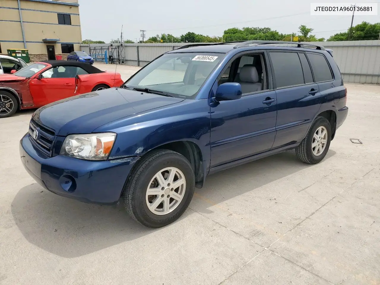 2006 Toyota Highlander VIN: JTEGD21A960136881 Lot: 56366545