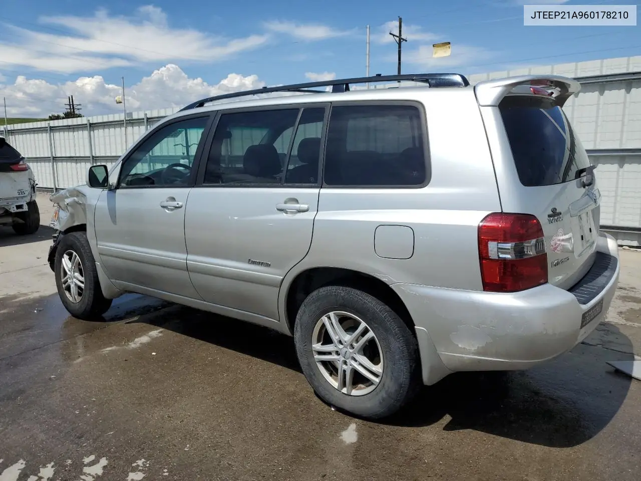 2006 Toyota Highlander Limited VIN: JTEEP21A960178210 Lot: 56394415