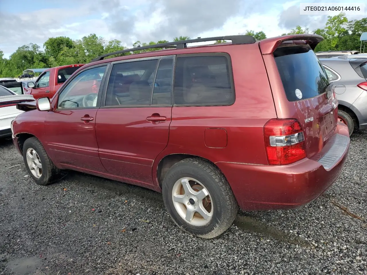 2006 Toyota Highlander VIN: JTEGD21A060144416 Lot: 56636345