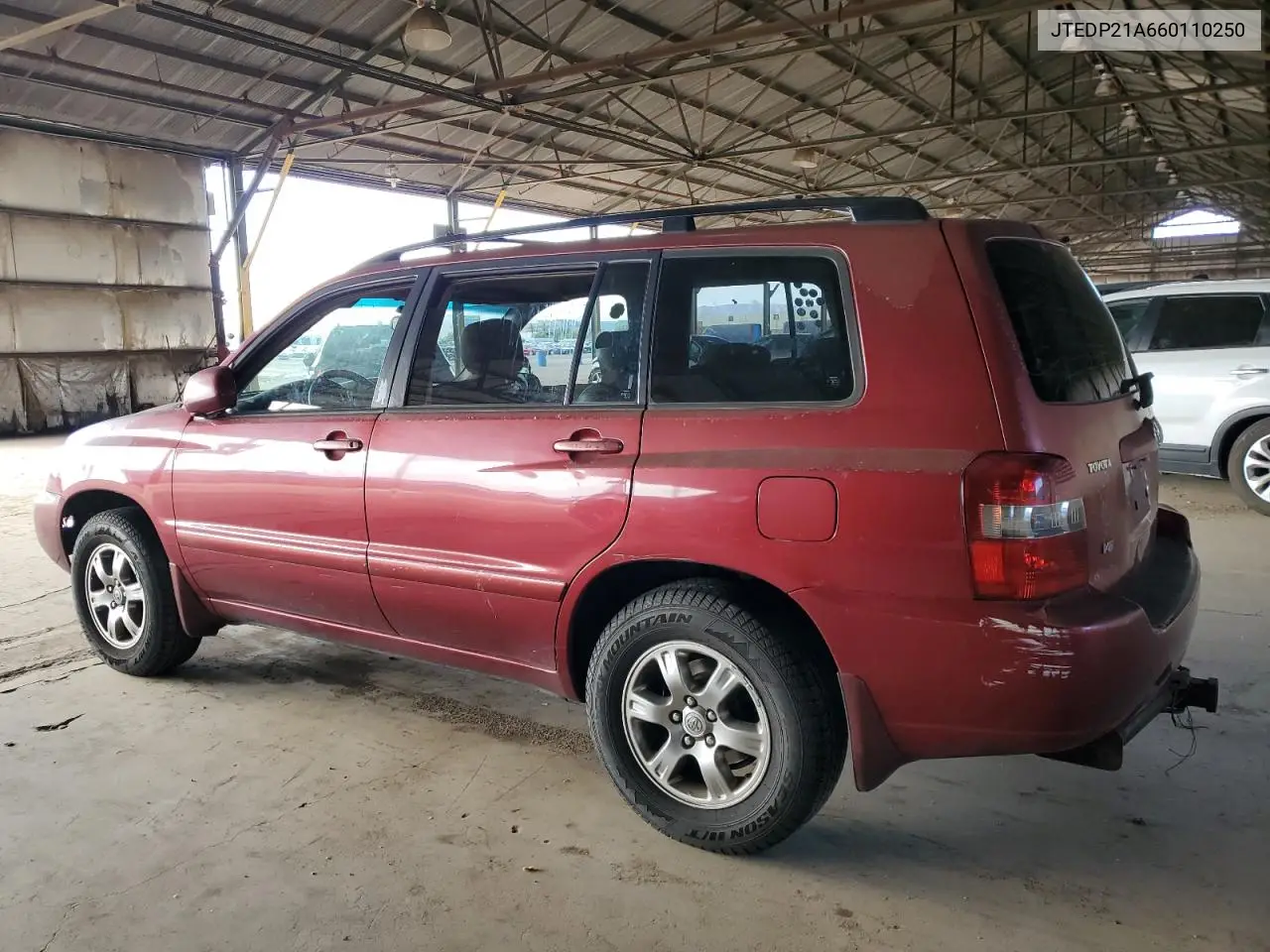 2006 Toyota Highlander Limited VIN: JTEDP21A660110250 Lot: 56675605