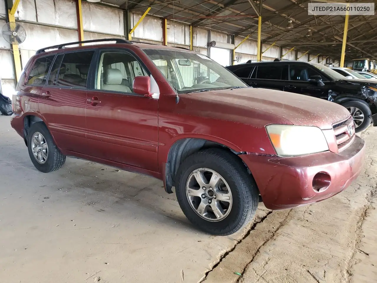 2006 Toyota Highlander Limited VIN: JTEDP21A660110250 Lot: 56675605