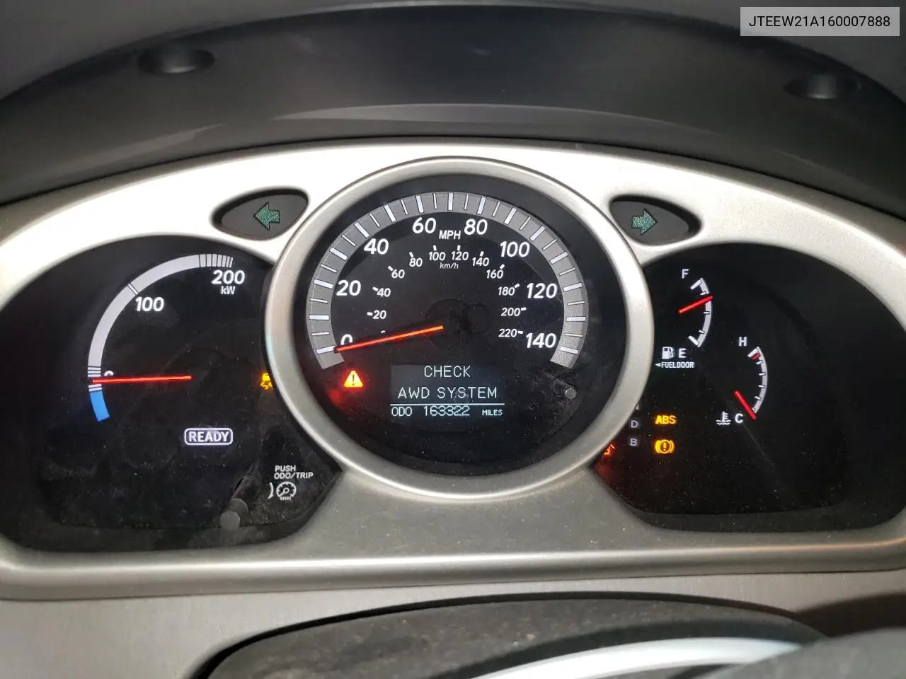 2006 Toyota Highlander Hybrid VIN: JTEEW21A160007888 Lot: 56704465