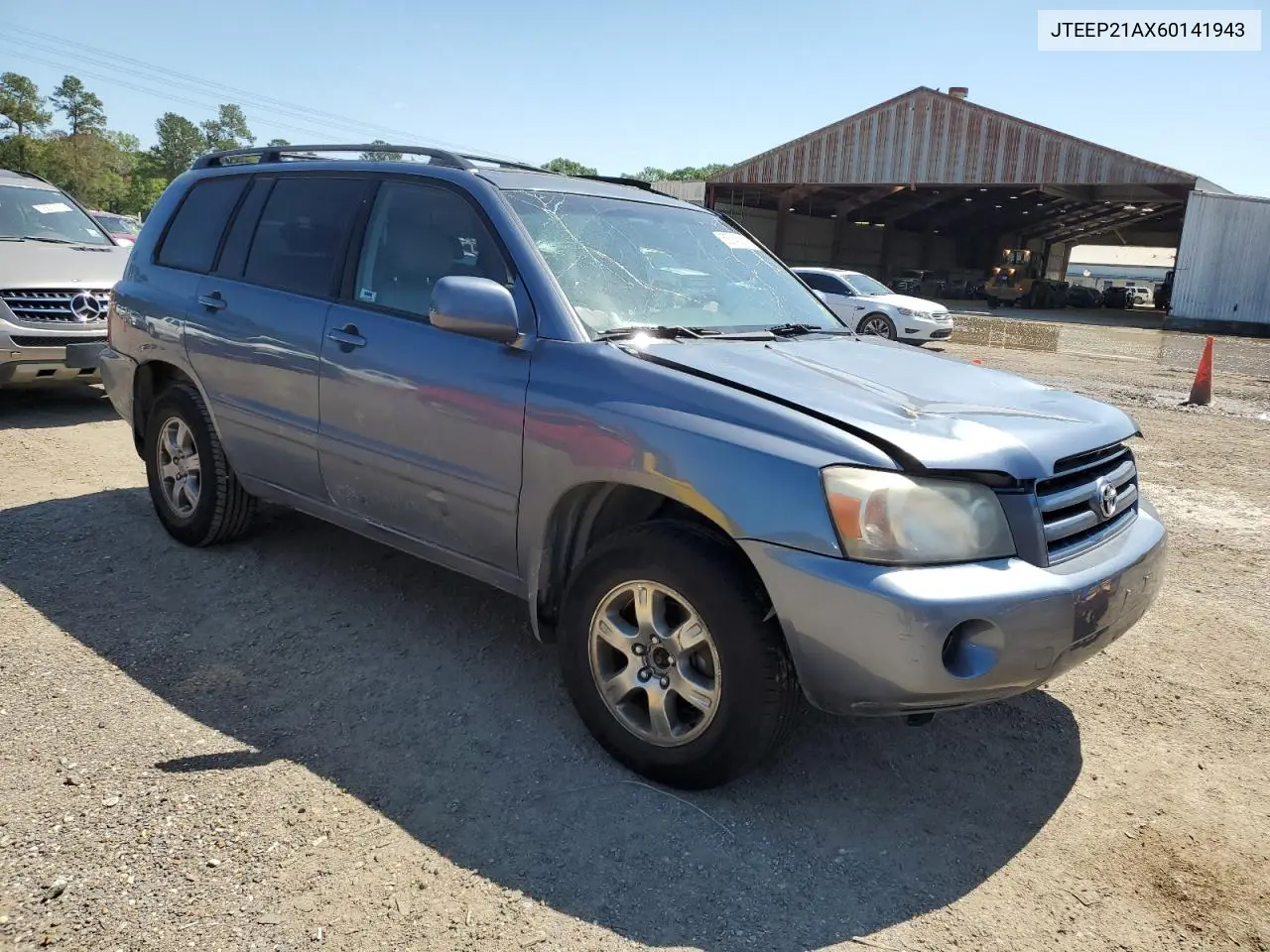2006 Toyota Highlander Limited VIN: JTEEP21AX60141943 Lot: 56745155