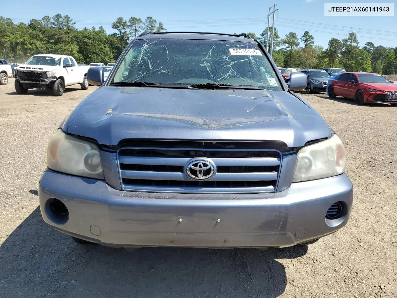 2006 Toyota Highlander Limited VIN: JTEEP21AX60141943 Lot: 56745155