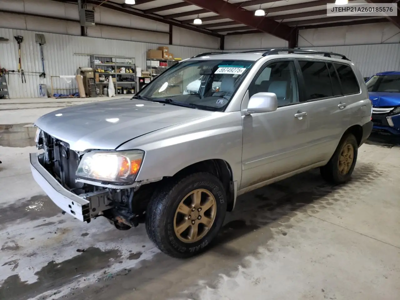 2006 Toyota Highlander Limited VIN: JTEHP21A260185576 Lot: 56749275