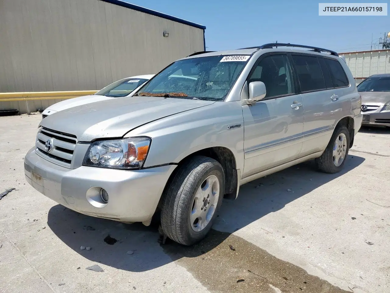 2006 Toyota Highlander Limited VIN: JTEEP21A660157198 Lot: 56789855