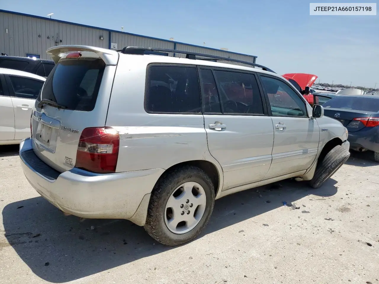 2006 Toyota Highlander Limited VIN: JTEEP21A660157198 Lot: 56789855