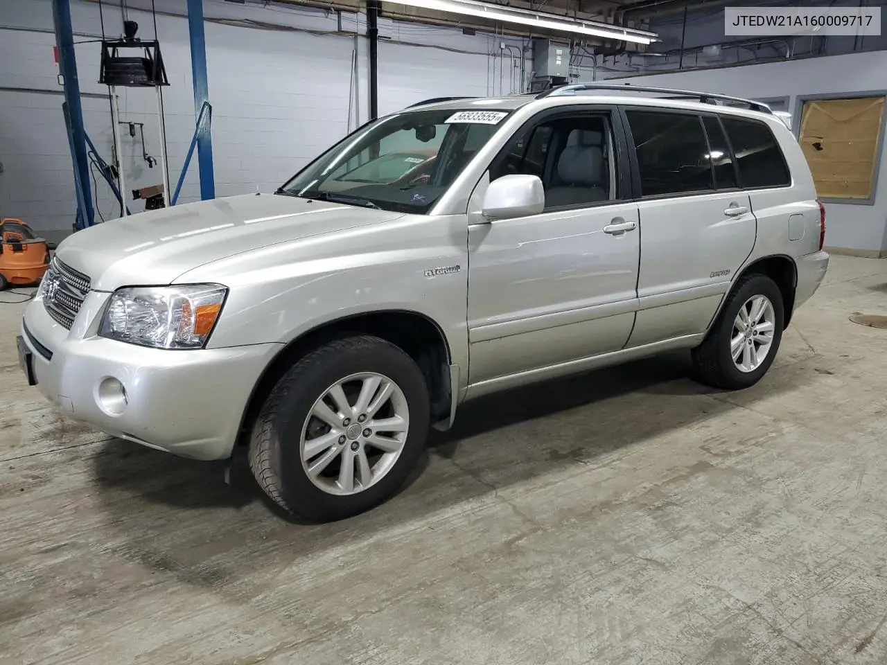 2006 Toyota Highlander Hybrid VIN: JTEDW21A160009717 Lot: 56933555
