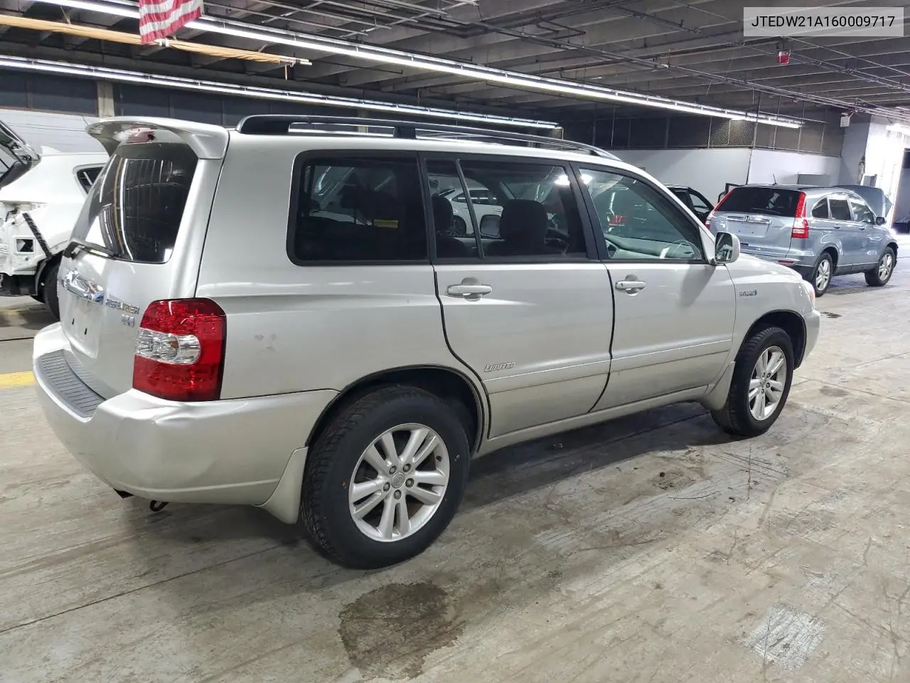 2006 Toyota Highlander Hybrid VIN: JTEDW21A160009717 Lot: 56933555