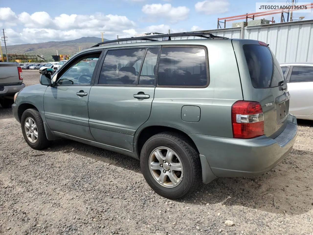 2006 Toyota Highlander VIN: JTEGD21A060136476 Lot: 57163795
