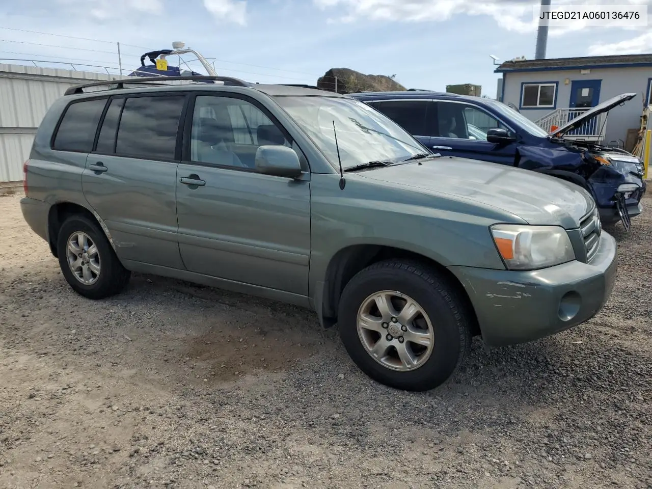 2006 Toyota Highlander VIN: JTEGD21A060136476 Lot: 57163795