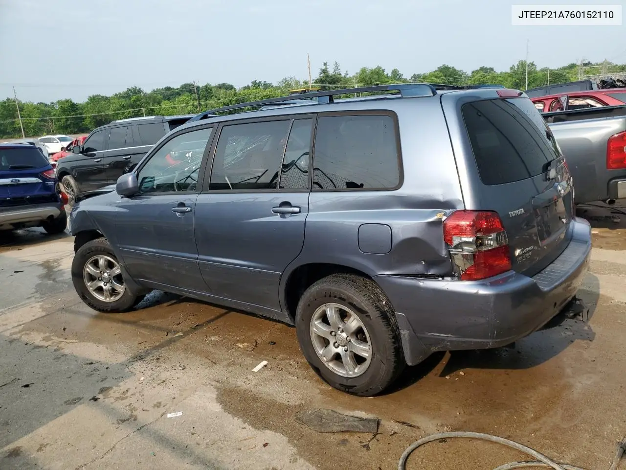 2006 Toyota Highlander Limited VIN: JTEEP21A760152110 Lot: 57440945