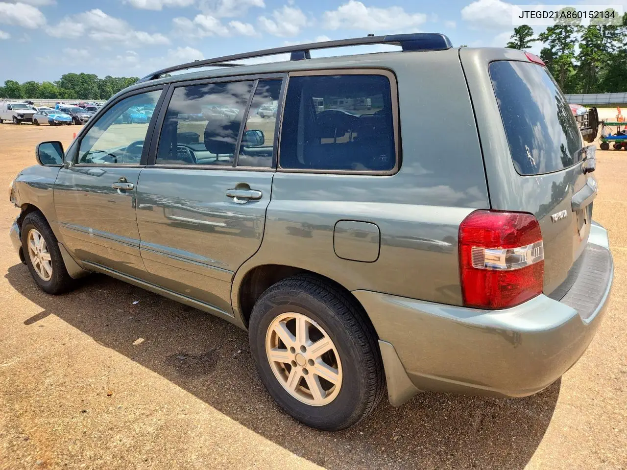 2006 Toyota Highlander VIN: JTEGD21A860152134 Lot: 59517825