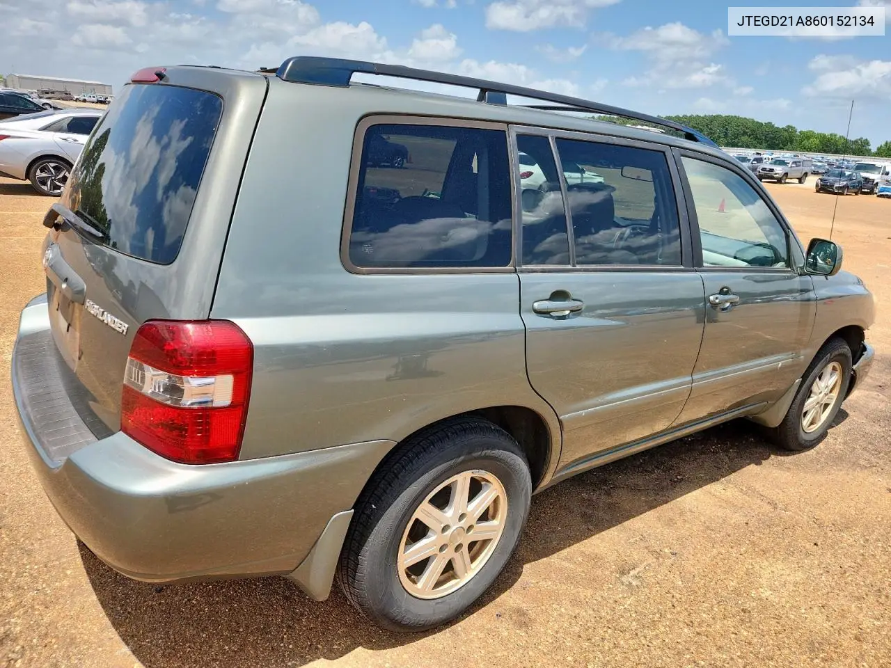 2006 Toyota Highlander VIN: JTEGD21A860152134 Lot: 59517825