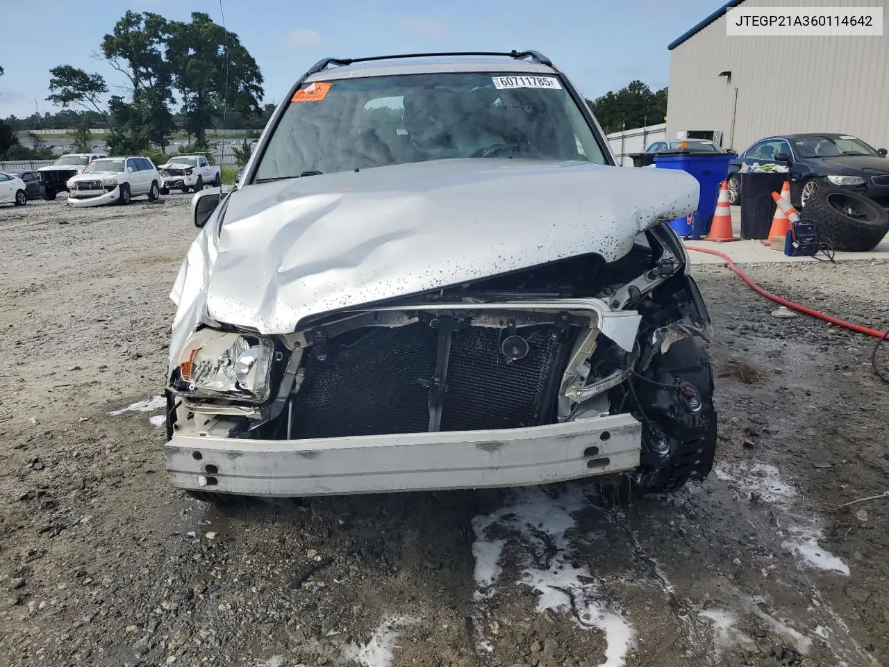2006 Toyota Highlander Limited VIN: JTEGP21A360114642 Lot: 60711785
