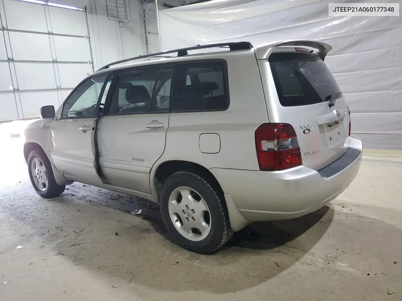 2006 Toyota Highlander Limited VIN: JTEEP21A060177348 Lot: 61902415
