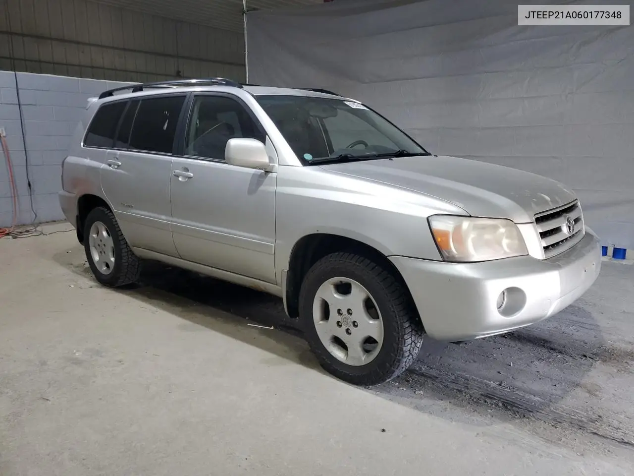 2006 Toyota Highlander Limited VIN: JTEEP21A060177348 Lot: 61902415