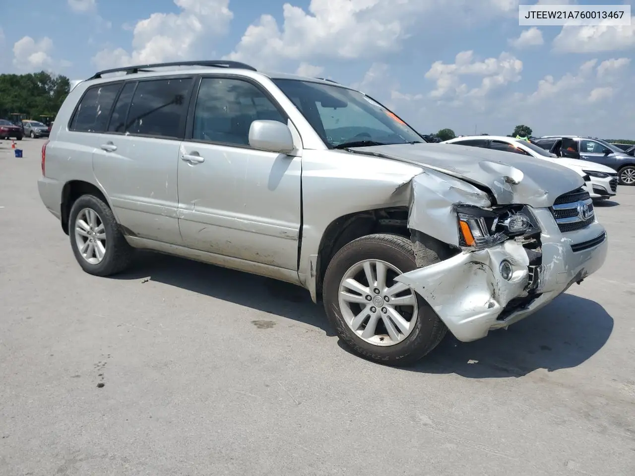 2006 Toyota Highlander Hybrid VIN: JTEEW21A760013467 Lot: 62301855