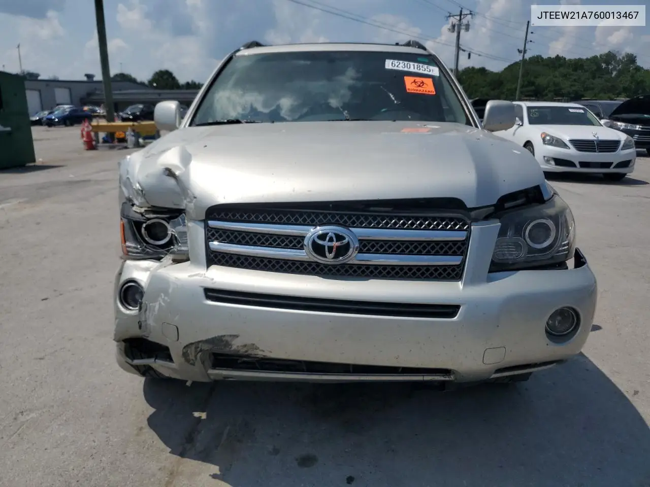 2006 Toyota Highlander Hybrid VIN: JTEEW21A760013467 Lot: 62301855