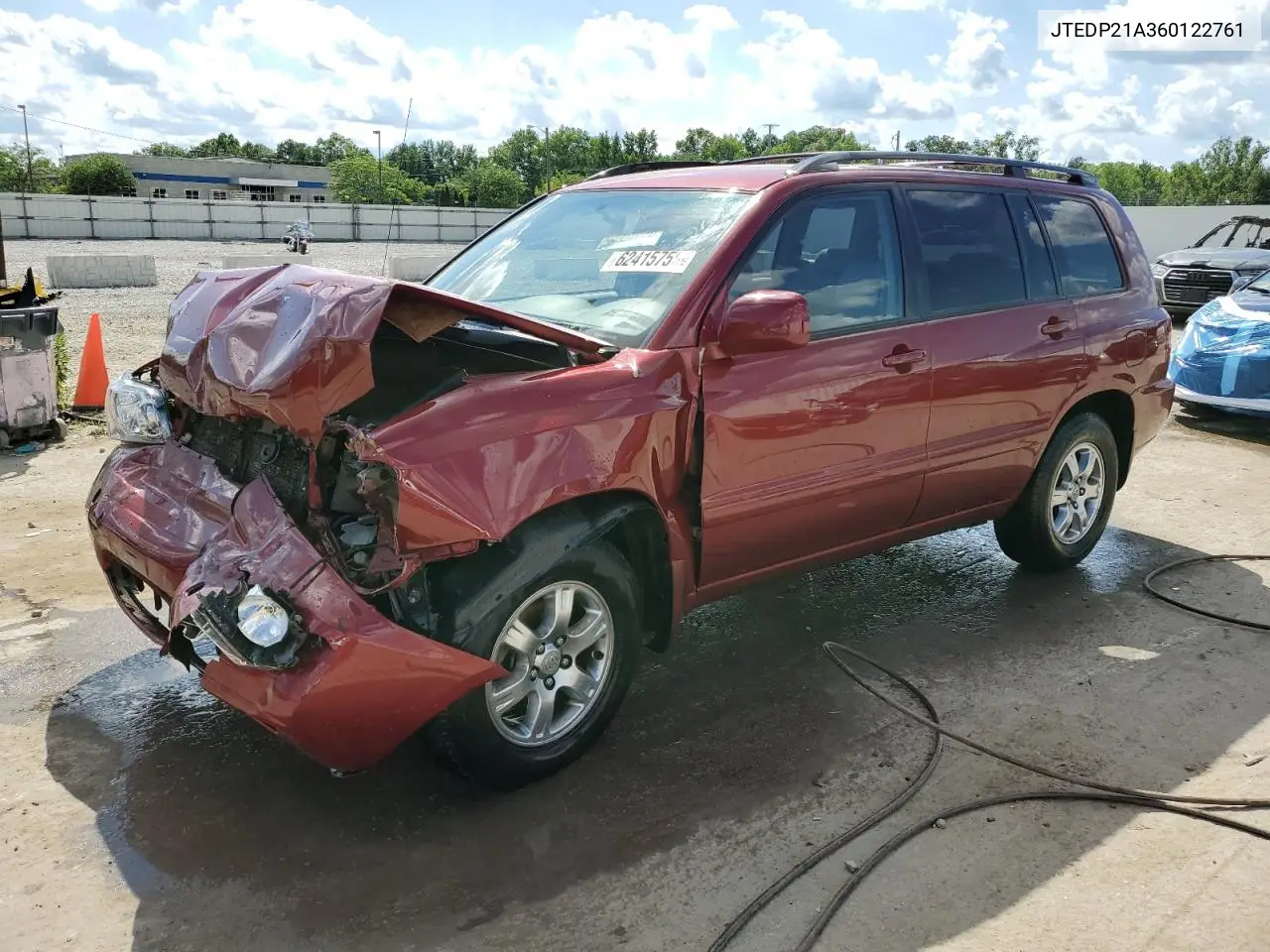 2006 Toyota Highlander Limited VIN: JTEDP21A360122761 Lot: 62415755