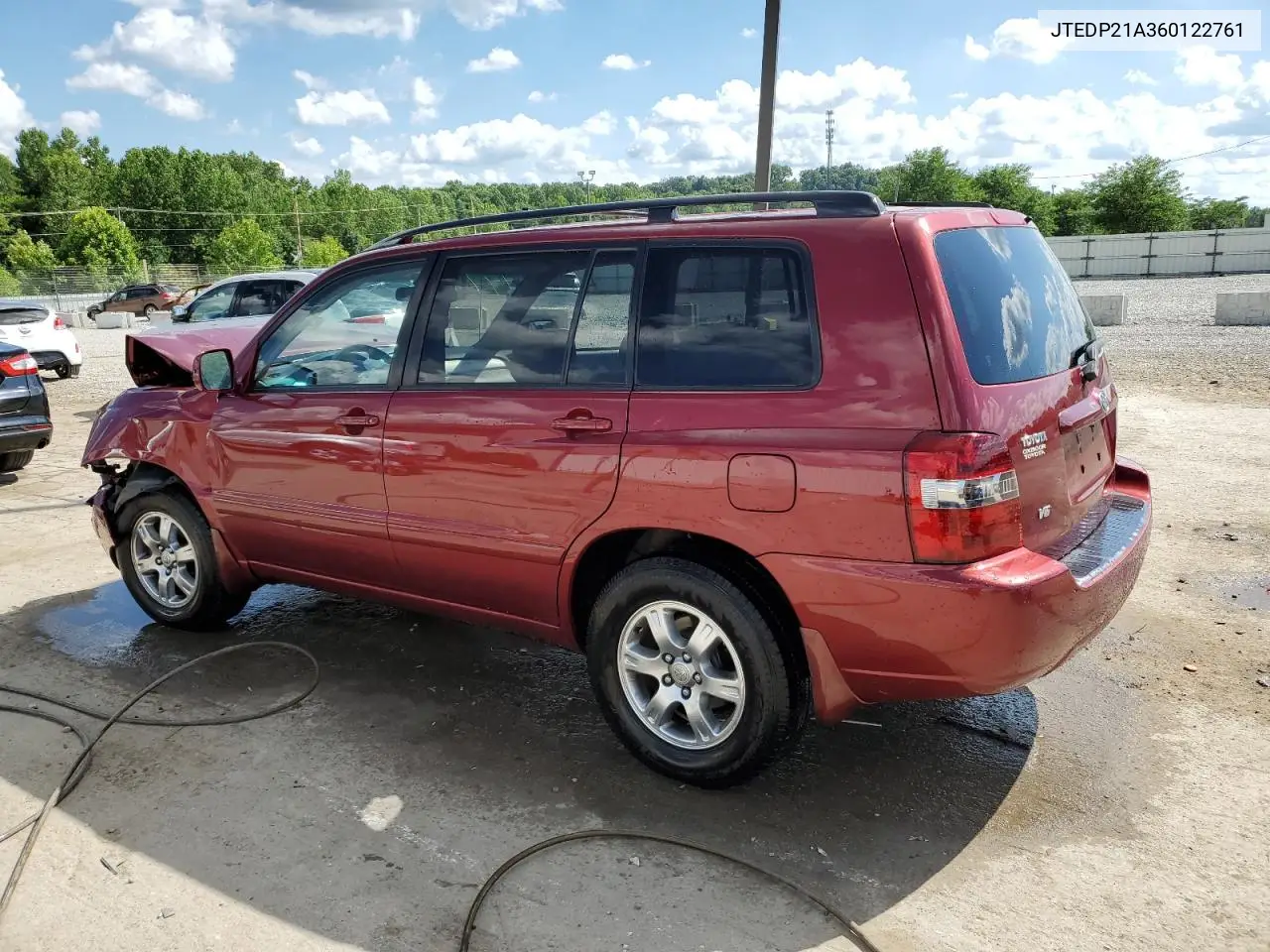 2006 Toyota Highlander Limited VIN: JTEDP21A360122761 Lot: 62415755