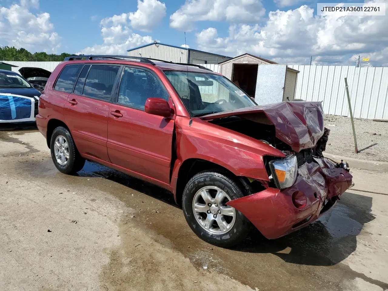 2006 Toyota Highlander Limited VIN: JTEDP21A360122761 Lot: 62415755