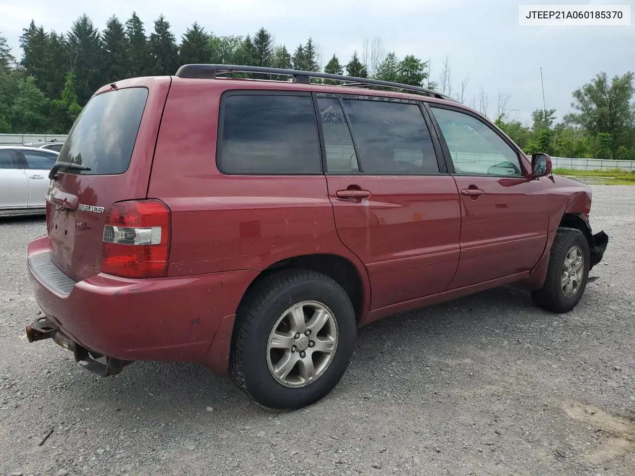 2006 Toyota Highlander Limited VIN: JTEEP21A060185370 Lot: 62604105