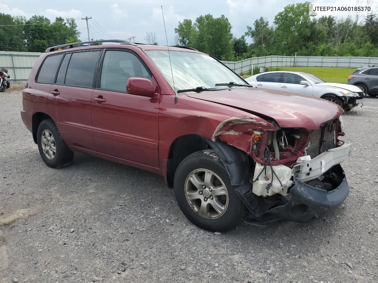 2006 Toyota Highlander Limited VIN: JTEEP21A060185370 Lot: 62604105