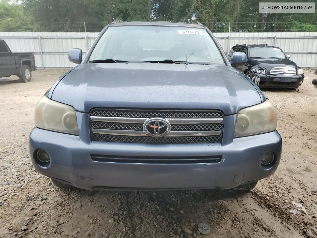 2006 Toyota Highlander Hybrid VIN: JTEDW21A560015259 Lot: 62756265