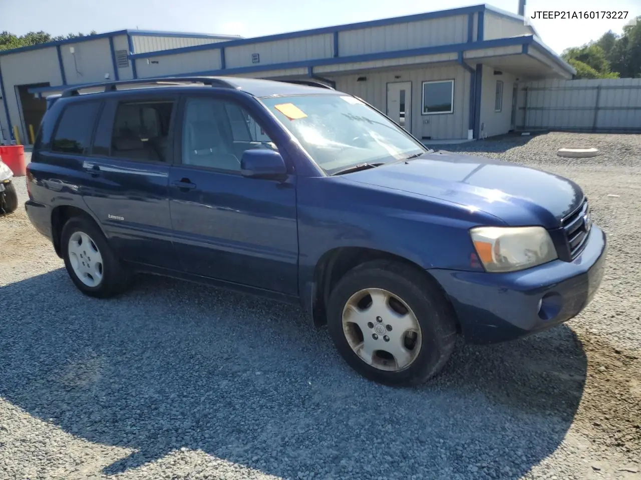 2006 Toyota Highlander Limited VIN: JTEEP21A160173227 Lot: 63135145
