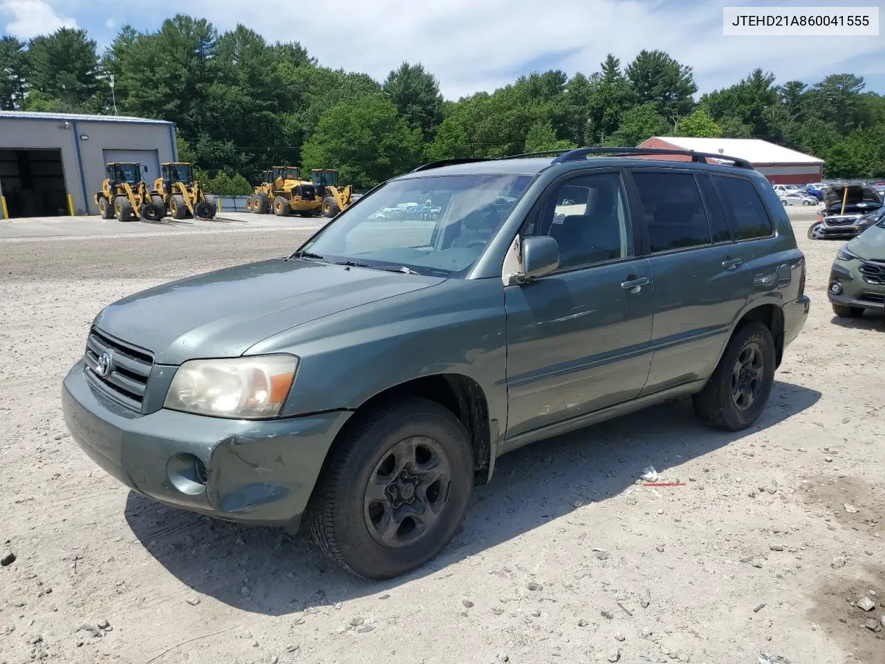 2006 Toyota Highlander VIN: JTEHD21A860041555 Lot: 63231365